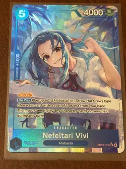 Nefeltari Vivi EB03 Alt Art Leader Alt Art SR + More x5 Card Lot One Piece Eng. - Image 4