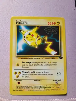 Pokemon Pikachu Movie Promo 4 Black Star WOTC 1999 The First Movie Card - Image 1