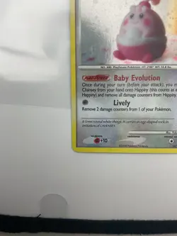 Pokemon TCG 2008 Pop Series 8 Card -- Happiny 14/17 Holo - Image 4