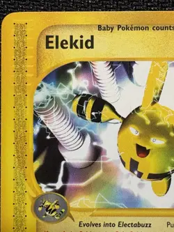 Pokemon TCG Elekid Aquapolis Rare 9/147 Near Mint Condition Vintage Card - Image 2