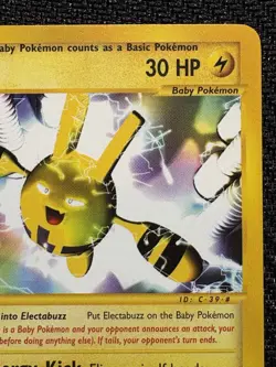 Pokemon TCG Elekid Aquapolis Rare 9/147 Near Mint Condition Vintage Card - Image 3