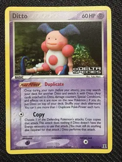 Pokemon TCG Ditto EX Delta Species (Mr. Mime) Reverse Holo Stamped Card 38/113 - Image 1