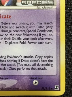 Pokemon TCG Ditto EX Delta Species (Mr. Mime) Reverse Holo Stamped Card 38/113 - Image 4