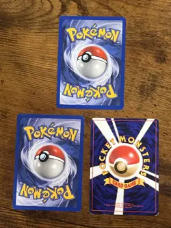 Pokemon 3 Card Lot Wooper, Quagsire - Image 3