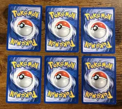 Pokemon Gym Heroes “Brock’s” Lot Of 6 Cards Sandslash Graveler Vulpix + More - Image 2