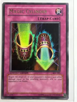Magic Cylinder Ultra Rare Invasion of Chaos IOC-SE2 LP YuGiOh Card - Image 1