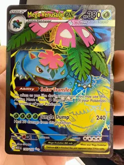 Mega Venusaur ex 155/132 Me01: Mega Evolution Holo Pokemon Card - Image 3
