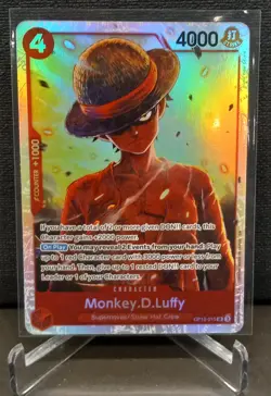 Monkey D. Luffy OP12-015 - SR One Piece Legacy of the Master Card NM - Image 1