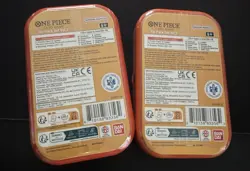 (Two) One Piece Tin Pack Set Volume 2 Factory Sealed Card Game Hard To Find - Image 2