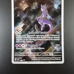 Mewtwo SVP 052 Pokemon Promo 151 Full Art Holo Ultra Premium Card - Image 3