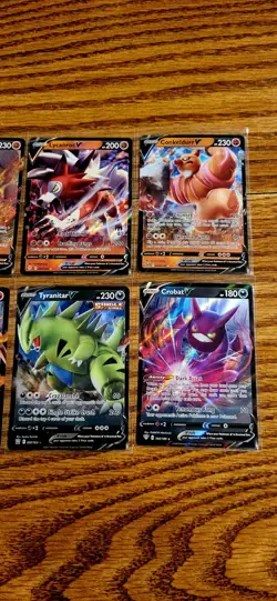 Pokemon Card Lot - V Card Lot (8 Cards Total) - Image 3