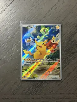 Pokemon Pikachu 027 Sv: Scarlet & Violet Promo Cards Holo - Image 1