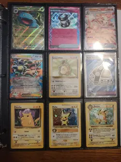 Pokemon Binder Collection Of 270 Vintage And Modern Cards( Binder Included) - Image 1
