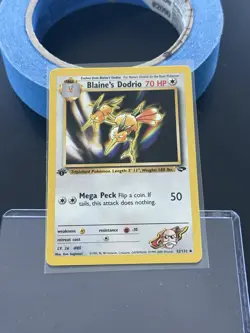 Pokemon Card - Blaine's Dodrio Gym Challenge 32/132 Uncommon 1st Edition - Image 1