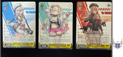 NIKKE Lot of 3 Foil R Cards Neon - Jackal - Rapi Weiss Schwarz Japanese - Image 1