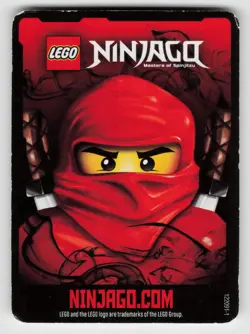 2011 LEGO Ninjago Masters of Spinjitzu - KAI - Non Holo Ninja Card #1/81 - Image 2