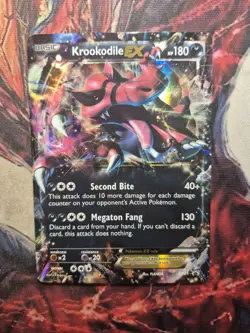 Krookodile EX - XY25 - Ultra Rare - XY Black Star Promo - Pokemon Card - LP - Image 1