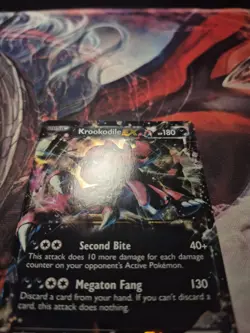 Krookodile EX - XY25 - Ultra Rare - XY Black Star Promo - Pokemon Card - LP - Image 2