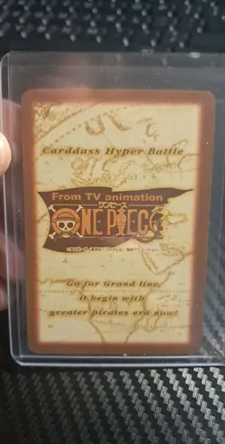 BANDAI One Piece Hyper Battle H31 LUFFY CREW SCARCE EARLY CARD - Image 2
