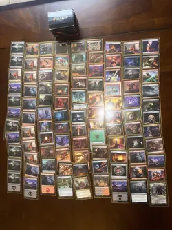 100 Magic The Gathering Cards + The Box - Image 3