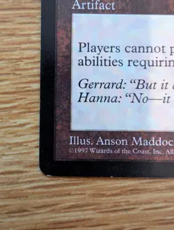 MTG Weatherlight Null Rod Reserved List Artifact [LP] Lightly Played Rare - Image 2