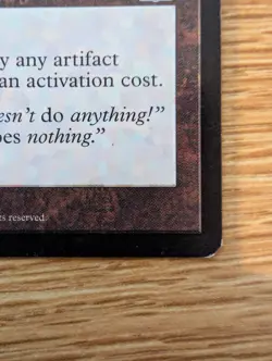 MTG Weatherlight Null Rod Reserved List Artifact [LP] Lightly Played Rare - Image 3