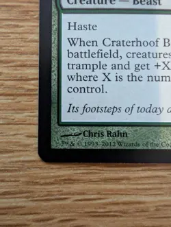 MTG Avacyn Restored Craterhoof Behemoth Mythic Rare [LP] - Image 2