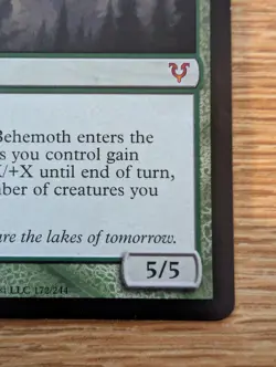 MTG Avacyn Restored Craterhoof Behemoth Mythic Rare [LP] - Image 3