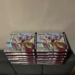 12 X Lot Of Final Fantasy Mtg Collector Hangar Box Omega Sealed New - Image 1