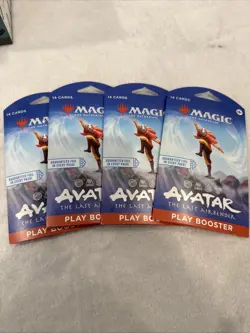 4x Magic The Gathering: Avatar The Last Airbender - Sleeved Booster Pack - Image 1