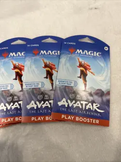 4x Magic The Gathering: Avatar The Last Airbender - Sleeved Booster Pack - Image 2