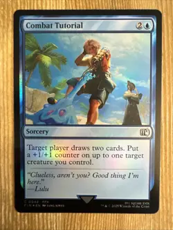 Magic the Gathering MTG - Combat Tutorial - Final Fantasy - NM FOIL - Image 1