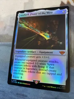 MTG ~ Anduril, Flame of the West (FOIL) ~ Lord of the Rings ~ Near Mint - Image 4