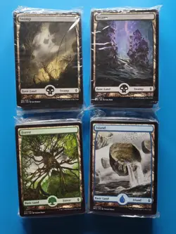 MTG 1x Sealed Full Art Basic Land Pack 80 Count - Battle for Zendikar - Magic - Image 1