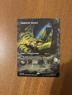 Undercity Sewers (Borderless) #0020 Non-Foil Teenage Mutant Ninja Turtles MTG NM - Image 1