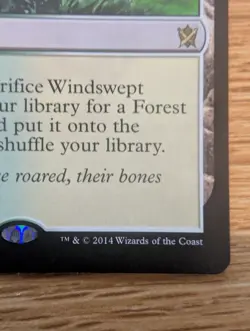 MTG Khans of Tarkir Windswept Heath Rare Fetch Land [LP] Light Play - Image 3