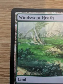 MTG Khans of Tarkir Windswept Heath Rare Fetch Land [LP] Light Play - Image 5