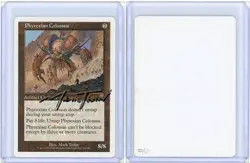 Phyrexian Colossus 7th Edition Rare Shadow Signed Artist Proof MTG - Image 3