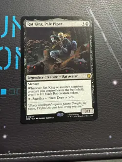 Rat King, Pale Piper Commander: Teenage Mutant Ninja Turtles Rare - Image 1