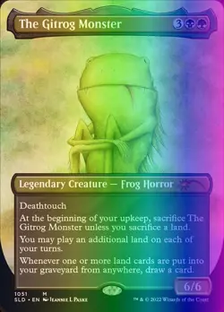 MTG The Gitrog Monster (1051/3004) Secret Lair Drop Series LP FOIL - Image 1