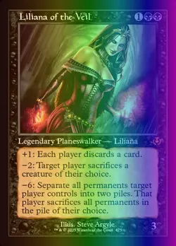MTG Liliana of the Veil (475/612) Innistrad Remastered LP FOIL - Image 1