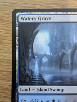 MTG Guilds of Ravnica Watery Grave Rare Shock Land [NM] Near Mint - Image 5