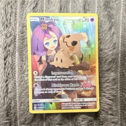 Pokemon Mimikyu Full Art Cosmic Eclipse Rare Holo 97/236 70 HP - Image 1