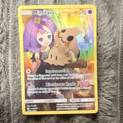 Pokemon Mimikyu Full Art Cosmic Eclipse Rare Holo 97/236 70 HP - Image 2