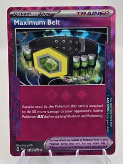 Maximum Belt - 117/131 - Ace Spec - Pokemon Prismatic Evolutions - NM - Image 1