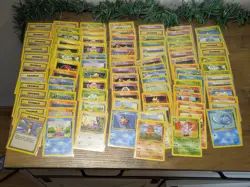 Pokemon WOTC Bulk Lot 260 Cards Base Set Jungle Fossil Team Rocket Vintage Pokem - Image 1