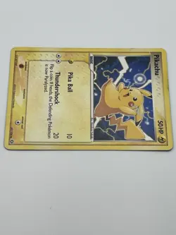 Pokemon Pikachu TCG EX Emerald Card 60/106 Regular Common 2005 Damaged - Image 3