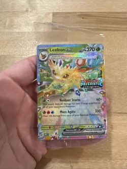 Leafeon ex - (Prismatic Evolutions Stamp) 006/131 Miscellaneous Pokemon TCG - Image 2