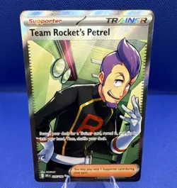Pokemon Team Rocket's Petrel 226/182 Sv10 Full Art Ultra Rare Destined Rivals - Image 1