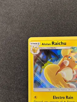 Alolan Raichu Holo 57/236 Sun & Moon Unified Minds Pokemon Card TCG NM - Image 3